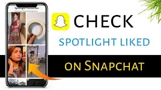 How to check spotlight liked video in Snapchat | liked spotlight kaise dekhe