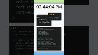 Digital Clock in Javascript 