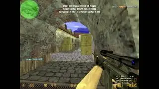CS 1.6 Wallbang de largo hacia spot de base TT + One tap en el aire con G3SG1