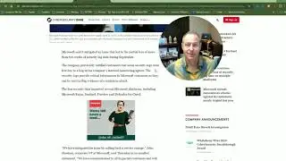 CyberMoment: Microsoft confirms partial loss of security log data on multiple platforms