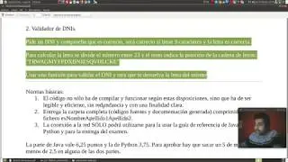 Examen DAW IESGC 18/19 (1): Validador de DNIs en Python