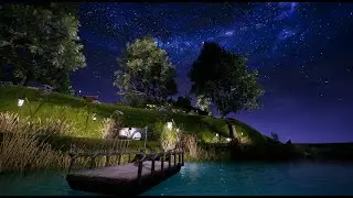 It's not the actual Hobbiton town, it's the graphics. 버킷리스트였던 뉴질랜드 호비튼마을을 만들어 간접체험했습니다 :)