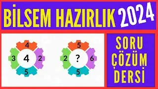 Bilsem hazırlık dersi 2024 / Sayısal mantık2 soru çözümü / Örnek tablet soruları ilkokul 1 2 3 sınıf