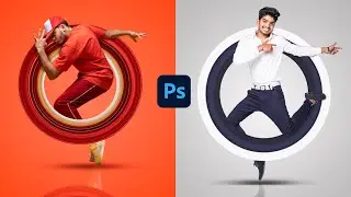 Pixel Stretch effect in Photoshop tutorial