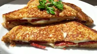 TAVADA TOST NASIL YAPILIR / SUCUKLU KAŞARLI TOST / KARIŞIK TOST TARİFİ / KAHVALTILIK TARİFLER / Tost