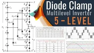 Diode Clamp 5 - level Multilevel Inverter | Induction Motor Drive | MATLAB Simulation