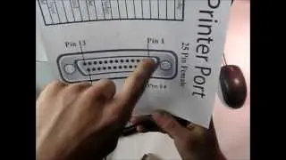 DIY FLOPPY DRIVE CNC: Part 2 - The Printer Port Interface
