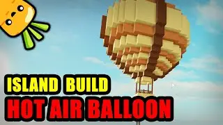 ROBLOX Skyblock Islands | Building Ideas | How to make a HOT AIR BALLOON