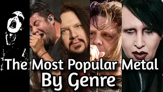 The Most Popular Metal Band of Every Genre