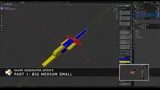 Shape Generator Update Part 1: Make a Spaceship with the Big/Medium/Small Controls