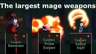 The Largest Mage Weapons yet - roblox Pilgrammed