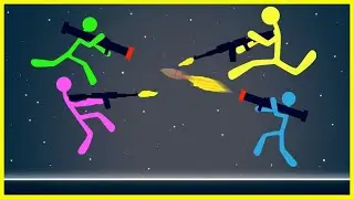 Stick Fight: The Game | #1 | Белка, Monster и Перчик