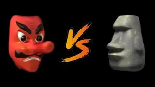 👺 vs 🗿 | Memetober #31