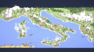 Cards of Rome - Regional Map Test