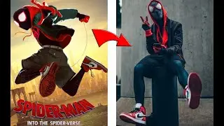 Spider Man Into The Spider Verse Characters In Real Life | JD Cars Toys