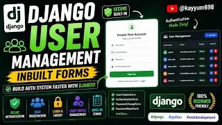 Django API with User Management Inbuilt Forms.