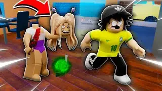 JOGUEI MM2 COM A CABEÇA NA MÃO! [MURDER MYSTERY 2 ROBLOX]