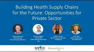 Building Health Supply Chains for the Future: Opportunities for Private Sector