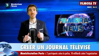 How to create a TV news program with Filmora 12 || Filmora Editing Tutorial