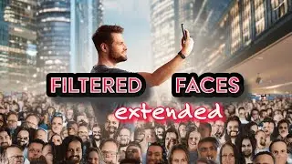 My 1st REAL song - Filtered Faces (extended) - Finding MY voice thru OTHER voices 😮