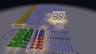 Minecraft Redstone Calculator Building