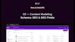 Chapter 2 - Content Modeling - Intro to SEO Fields