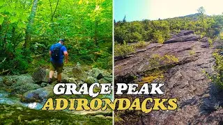 Hiking the Great Slide up Grace Peak in the Adirondack Mountains | HIking the High Peaks