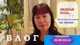ВЛОГ.Бедная роза.Покупки ОЗОН.О личном...