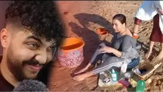 مشات تا البحر باش تحمحم