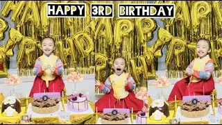 Happy 3rd birthday Snow #3rdbirthday #korphilbaby