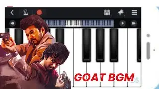 GOAT Trailer Bgm | Easy Piano Tutorial | Thalapathy Vijay | Yuvan