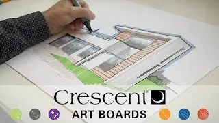 Crescent Art Boards - Pen and Ink, Marker