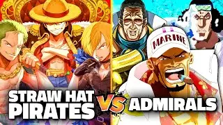 Straw Hats Pirates vs Admirals: A Match-Up Showdown