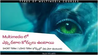 Types of courses in multimedia in telugu 