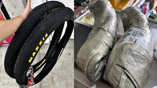 UNBOXING PNEUS MAXXIS HOOKWORM  DIRETO DA CHINA