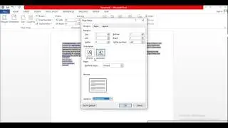 Change Page or Document Orientation | Portrait to Landscape | Landscape to Portrait