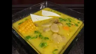BROAD BEAN SOUP WITH CHEESE🇪🇨