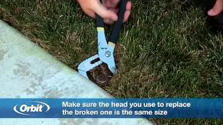 How To Replace A Sprinkler Head