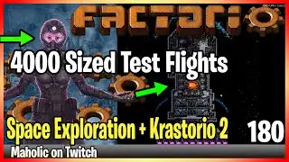 ⚙️Factorio Space Exploration & Krastorio 2 Mod✅🏭➡️4000 Sized Spaceship Designing x181