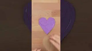 💜 Heart Yarn Card Tutorial | DIY Valentine's Day Crafts
