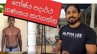 Macro ( macro nutrient ) calculations ( ගණනය කිරීම ) For Weight management and body building.