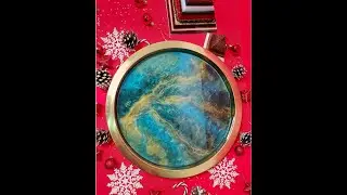 Fancy Cocktail Tray DIY with resin