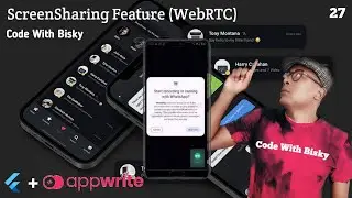 27. Mastering Real-Time Collaboration: Flutter WebRTC Screen Sharing Guide (iOS & Android)🔴📺