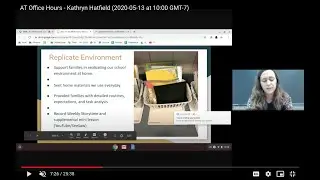 AT Office Hours with Kathryn Hatfield, May 13, 2020