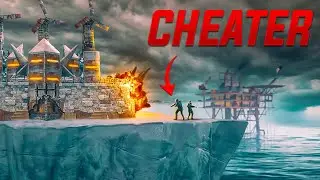 I Got RAIDED By a CHEATER While Living On a Iceberg - Rust