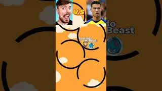 MrBeast vs Ronaldo #shorts #viral #vs #mrbeast #ronaldo