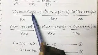 KKT Method-Karush Kuhn Tucker(KKT) conditions With two inequality Constraints in Tamil[PART-1]