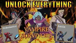 How to Unlock EVERYTHING in Vampire Survivors: Operation Guns