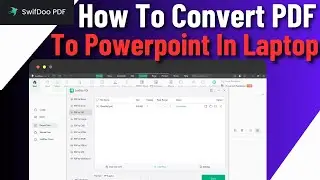 How To Convert PDF To Powerpoint In Laptop/PC/Computer | Step By Step