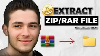 How to unzip a compressed file winrar in 2025 (windows 10/11)